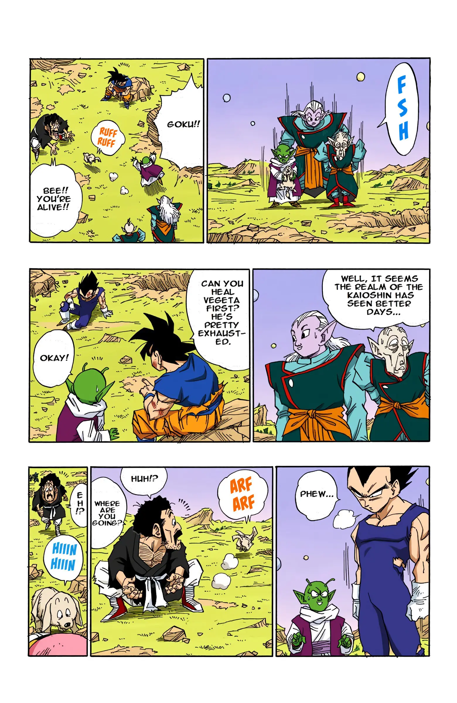 DBZ Majin Buu Saga Colored Manga, chapter 517, page 4