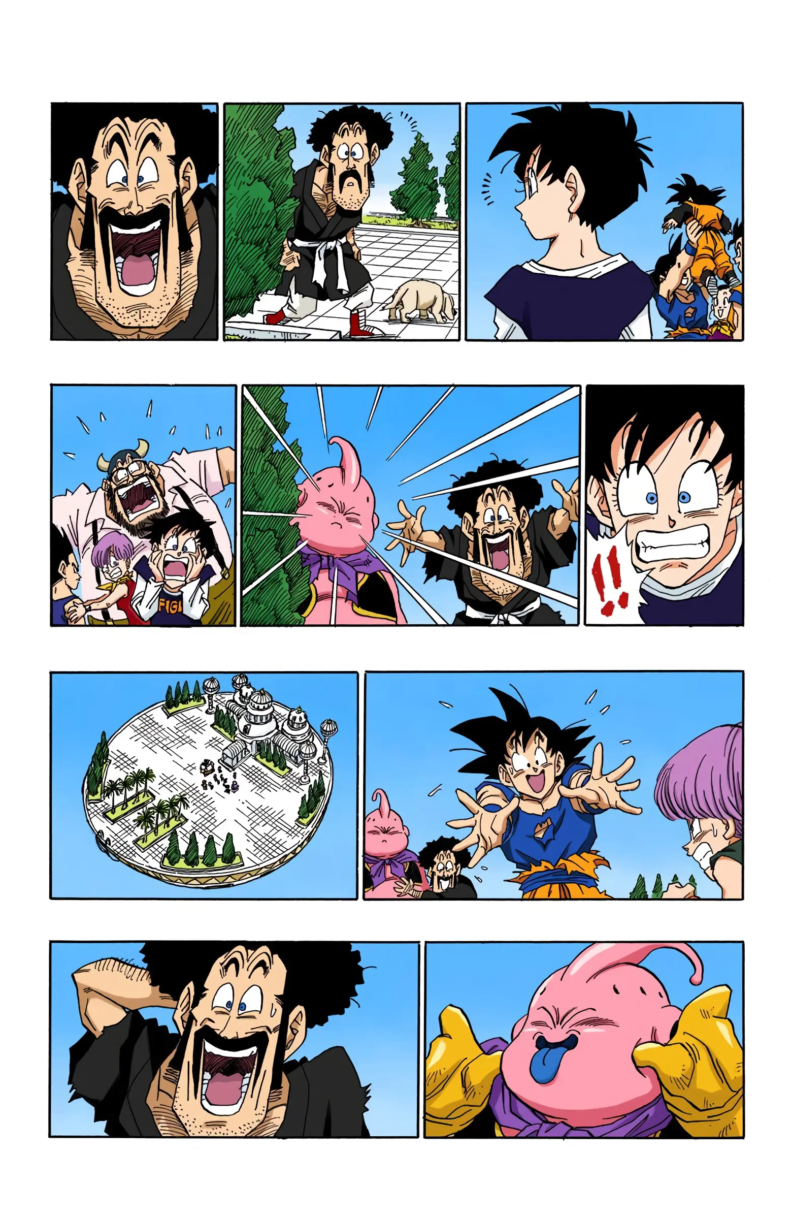 DBZ Majin Buu Saga Colored Manga, chapter 517, page 8