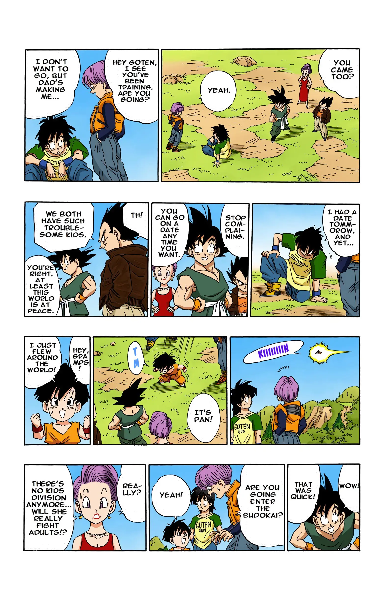 DBZ Majin Buu Saga Colored Manga, chapter 518, page 4