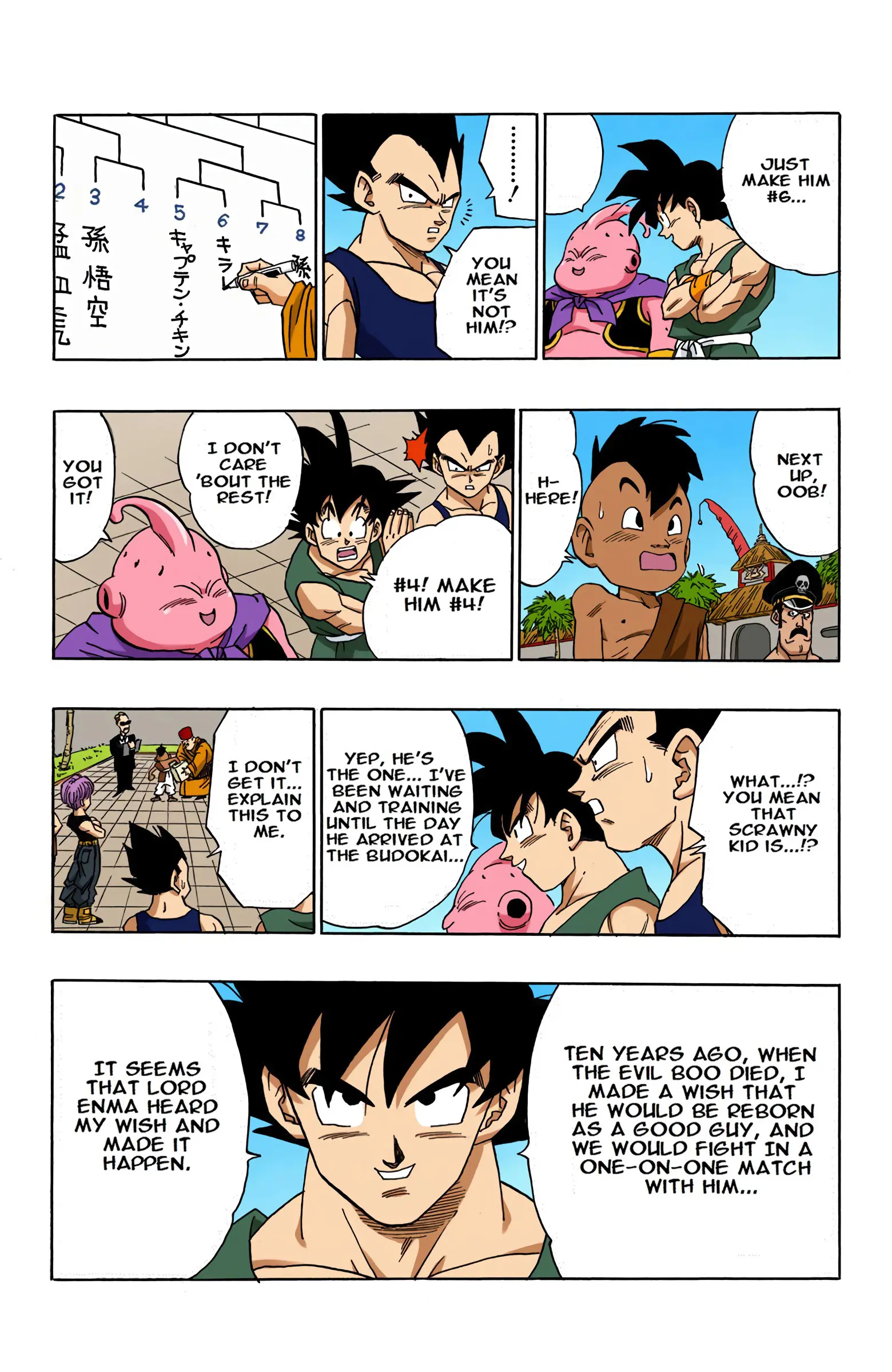 DBZ Majin Buu Saga Colored Manga, chapter 518, page 12