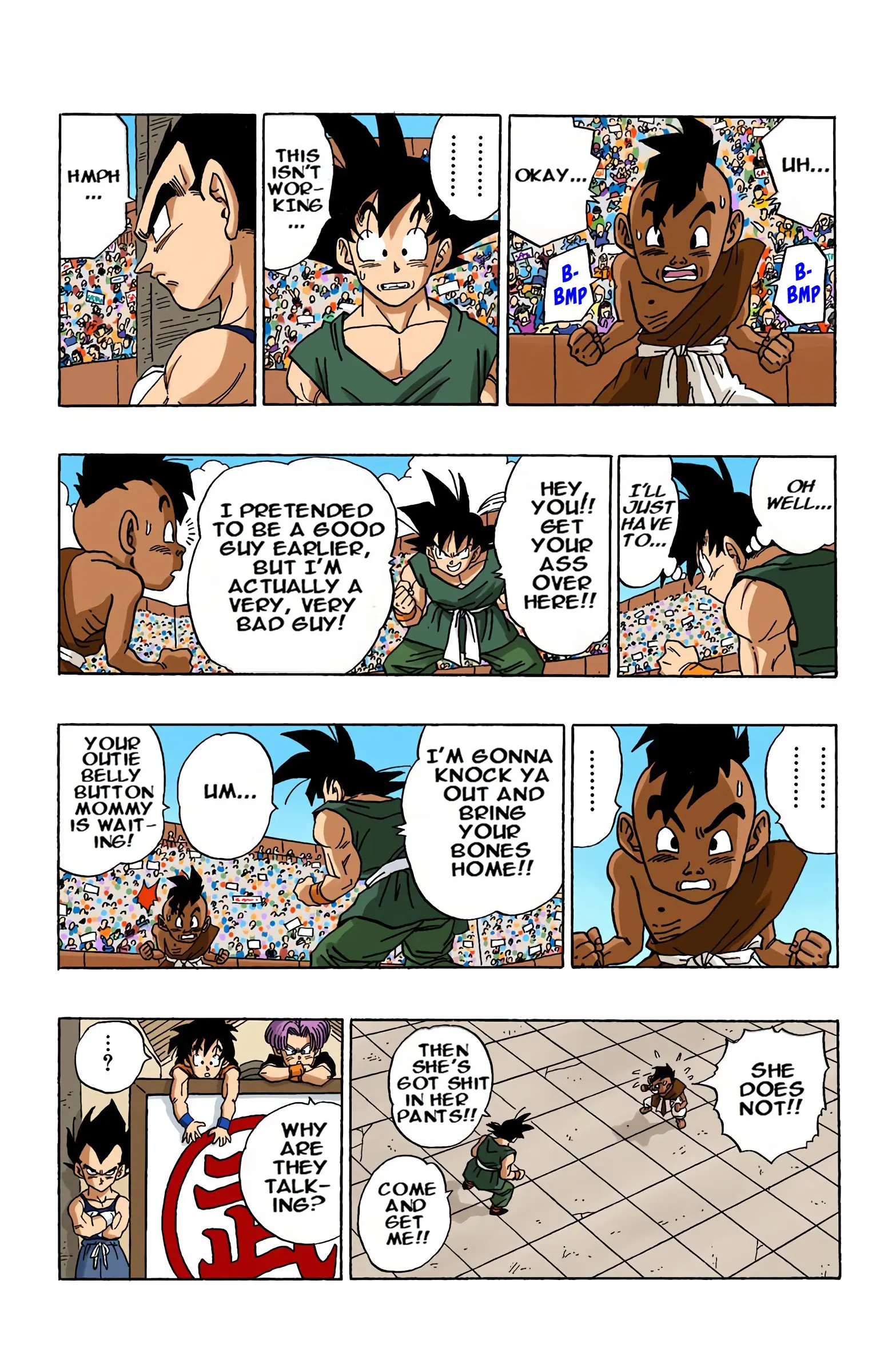 DBZ Majin Buu Saga Colored Manga, chapter 519 END, page 9