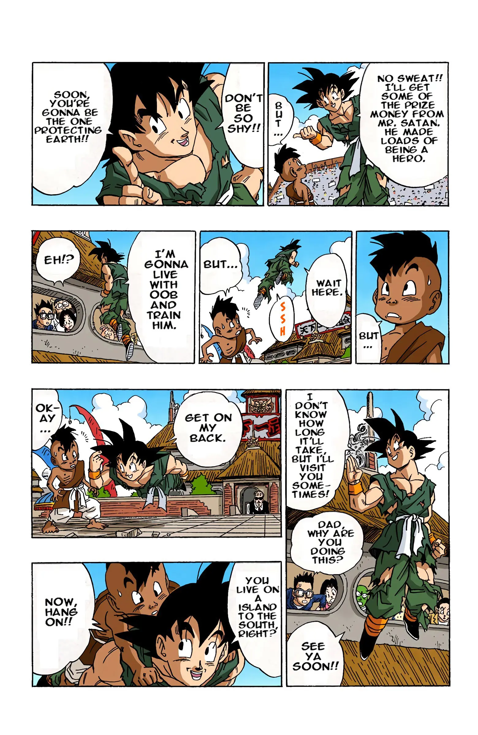 DBZ Majin Buu Saga Colored Manga, chapter 519 END, page 15