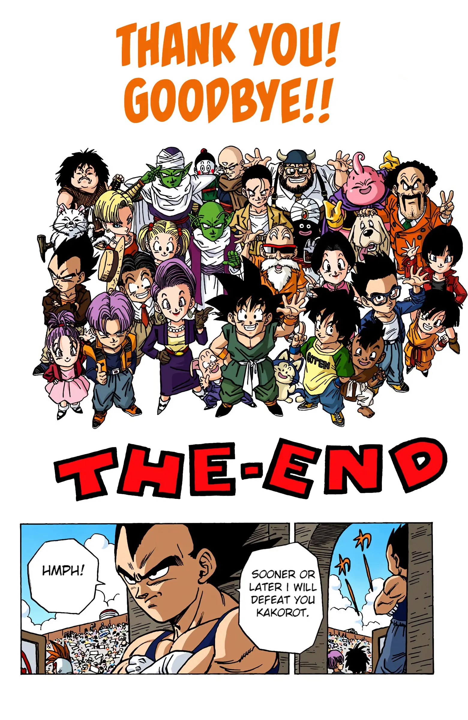 DBZ Majin Buu Saga Colored Manga, chapter 519 END, page 20