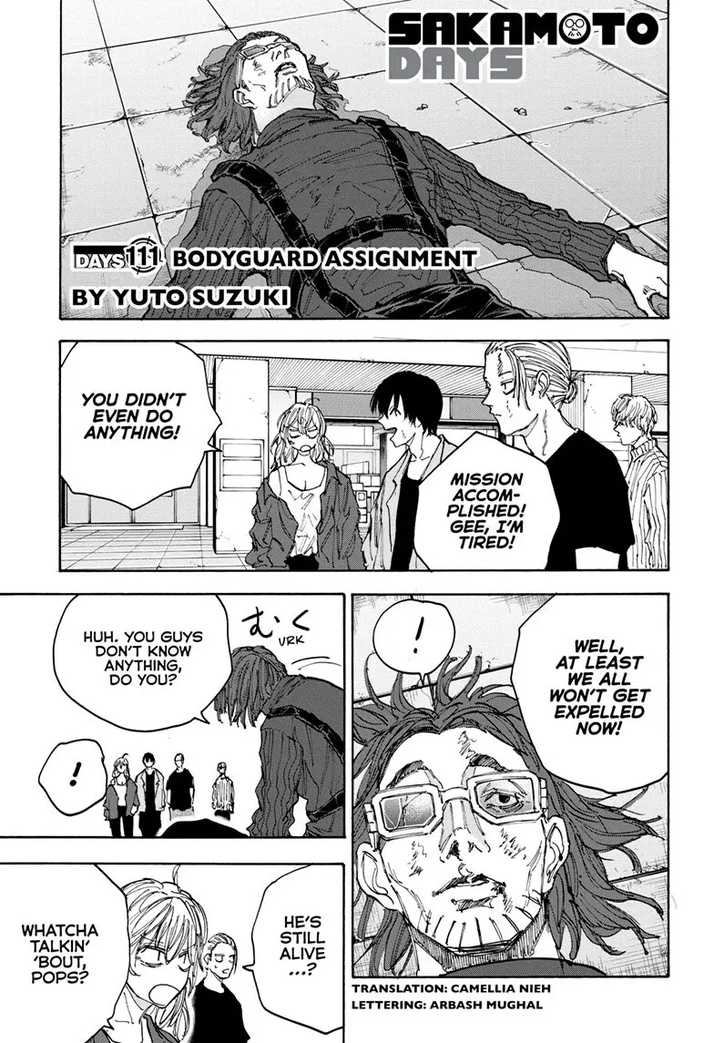 Sakamoto Days Manga Online, chapter 111, page 1