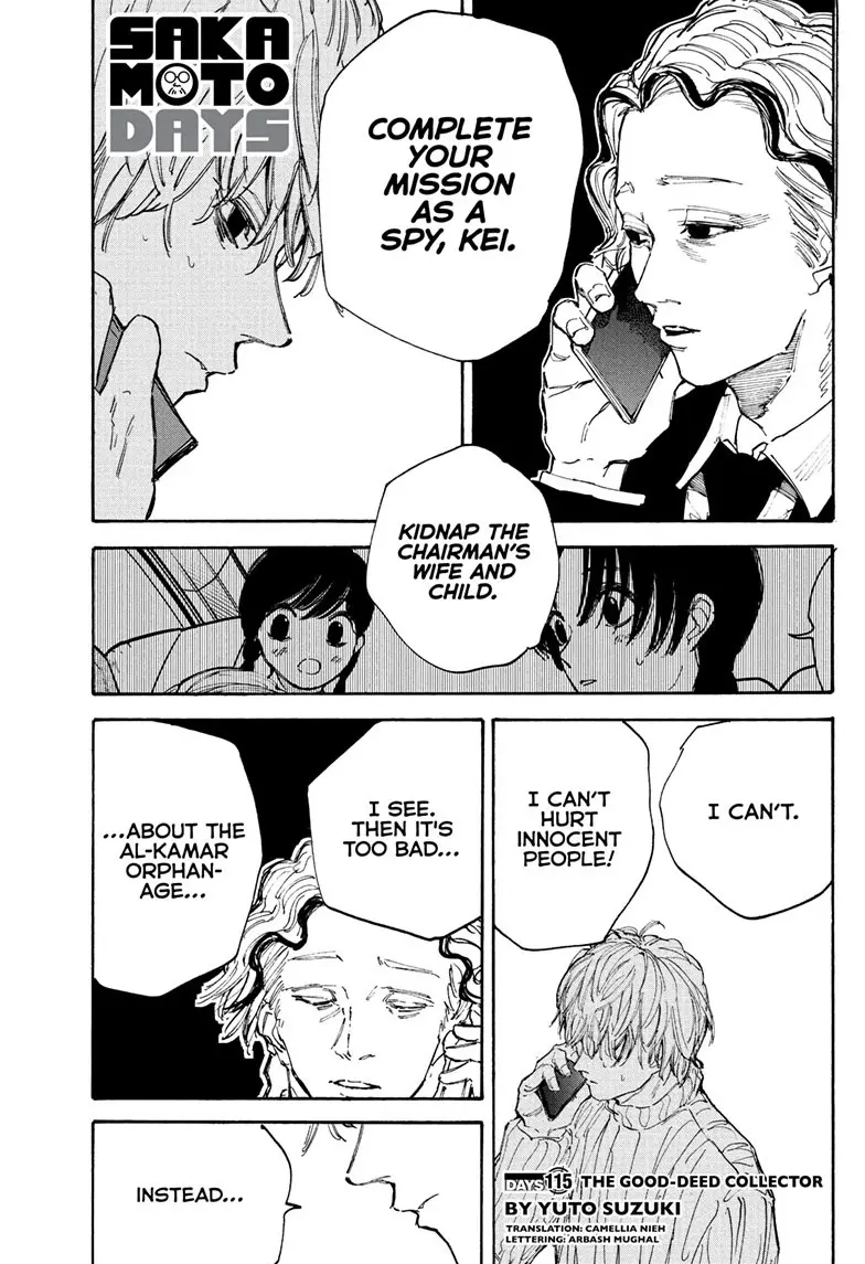 Sakamoto Days Manga Online, chapter 115, page 1