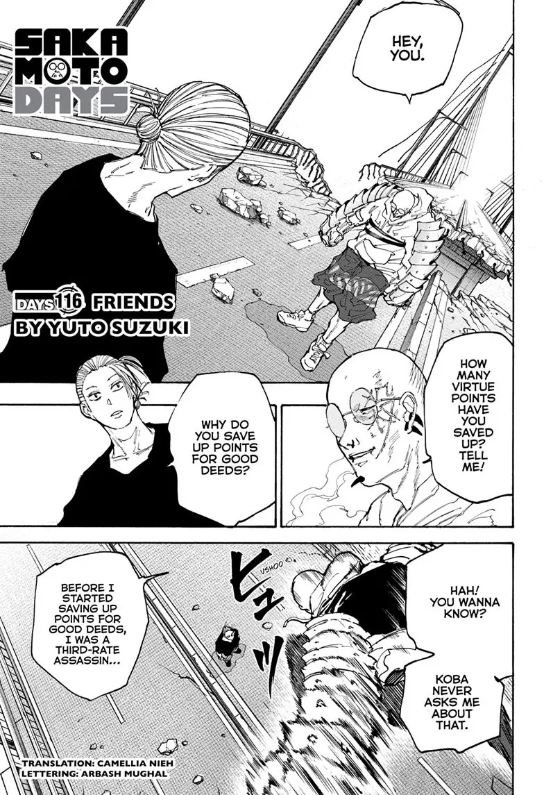 Sakamoto Days Manga Online, chapter 116, page 1