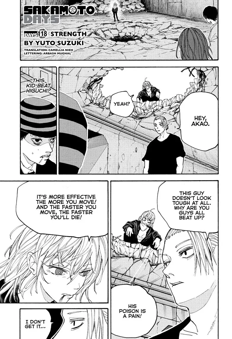 Sakamoto Days Manga Online, chapter 118, page 1
