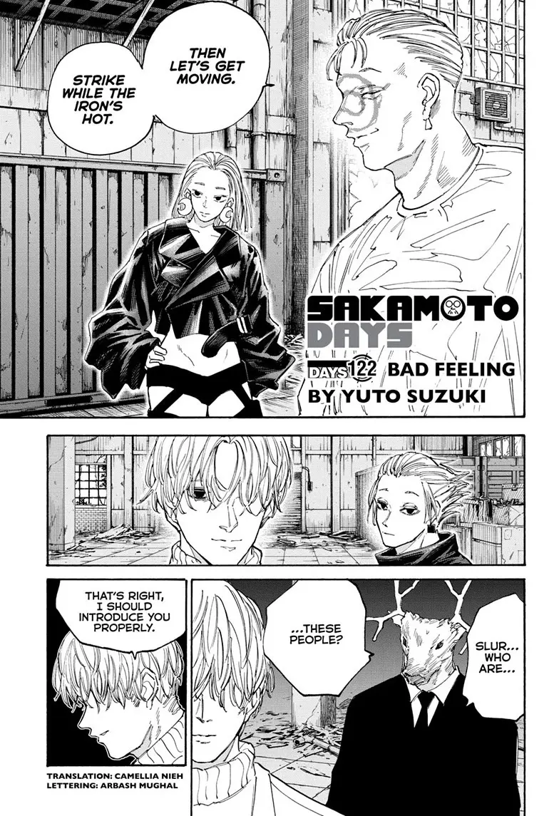 Sakamoto Days Manga Online, chapter 122, page 1