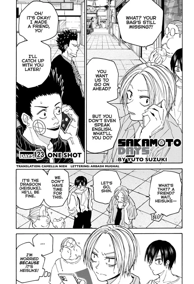 Sakamoto Days Manga Online, chapter 123, page 1