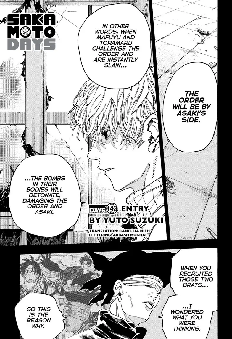 Sakamoto Days Manga Online, chapter 143, page 1