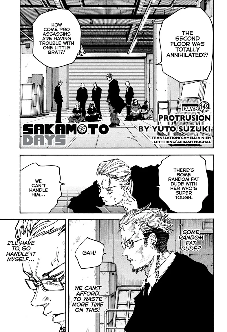 Sakamoto Days Manga Online, chapter 149, page 1