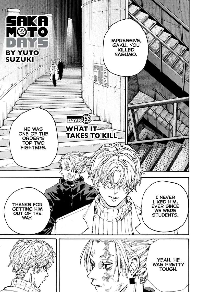 Sakamoto Days Manga Online, chapter 153, page 1