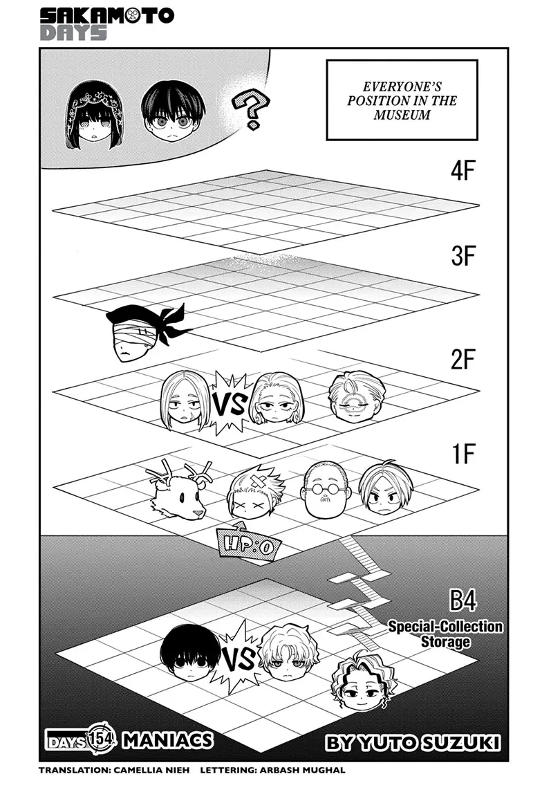 Sakamoto Days Manga Online, chapter 154, page 1