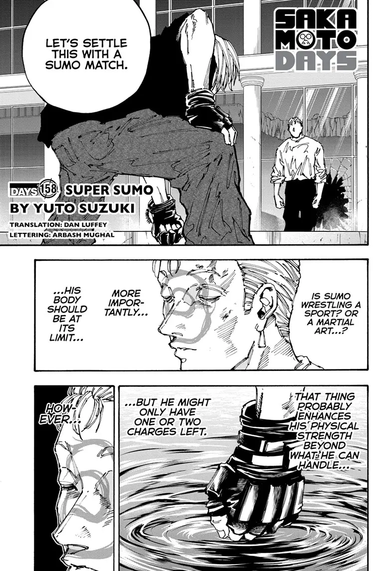 Sakamoto Days Manga Online, chapter 158, page 1
