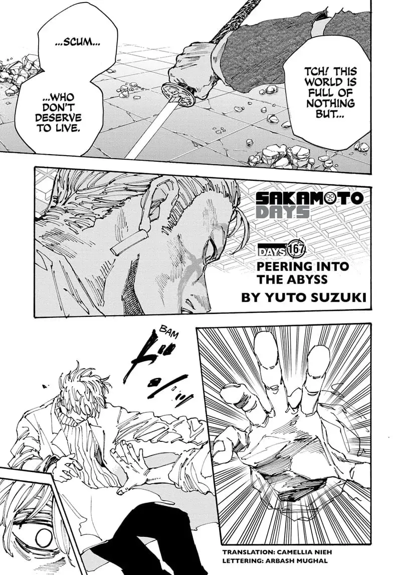 Sakamoto Days Manga Online, chapter 167, page 1