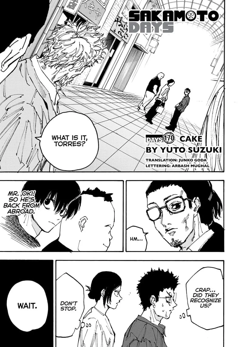 Sakamoto Days Manga Online, chapter 170, page 1