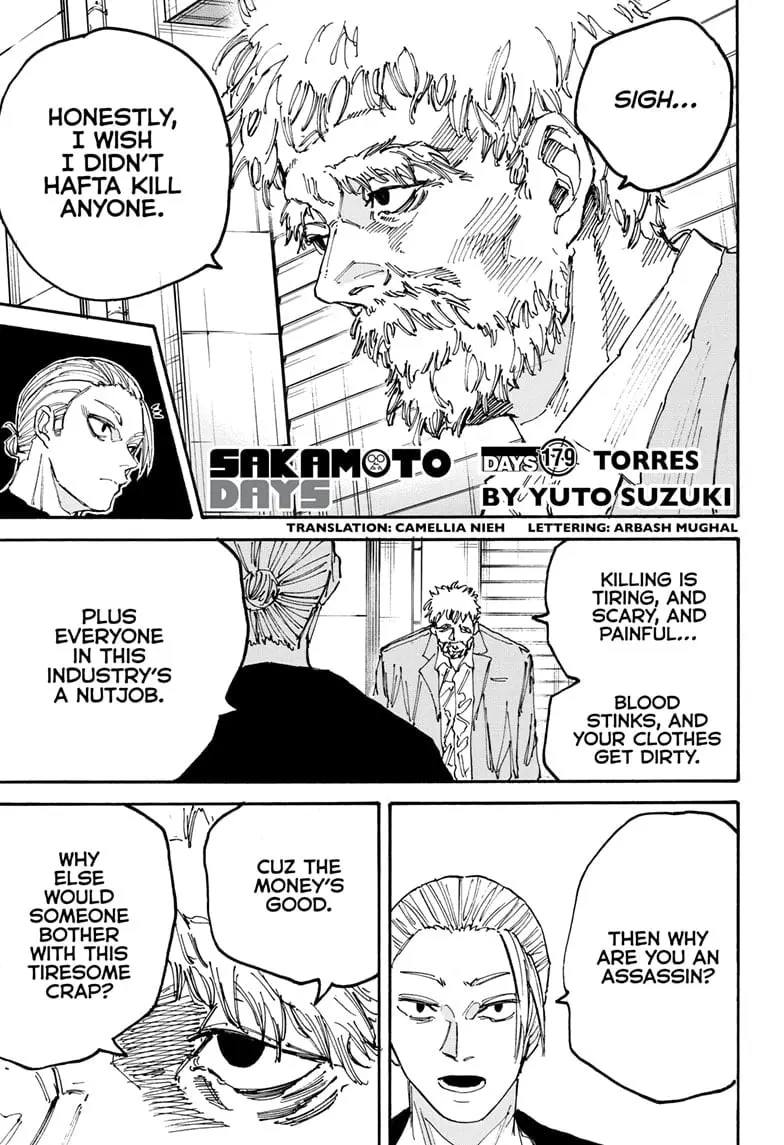 Sakamoto Days Manga Online, chapter 179, page 1