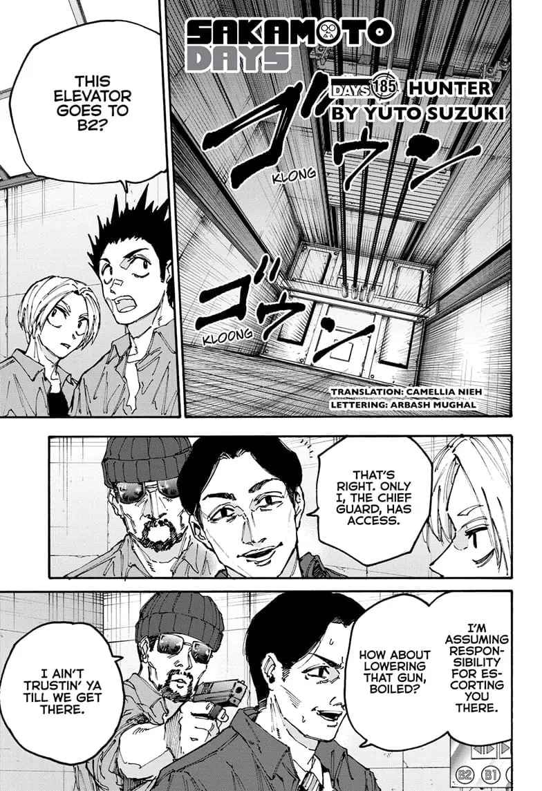 Sakamoto Days Manga Online, chapter 185, page 1