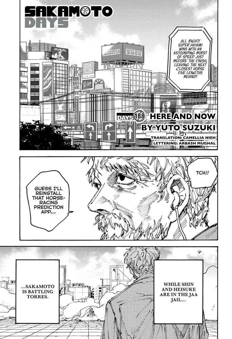 Sakamoto Days Manga Online, chapter 188, page 1
