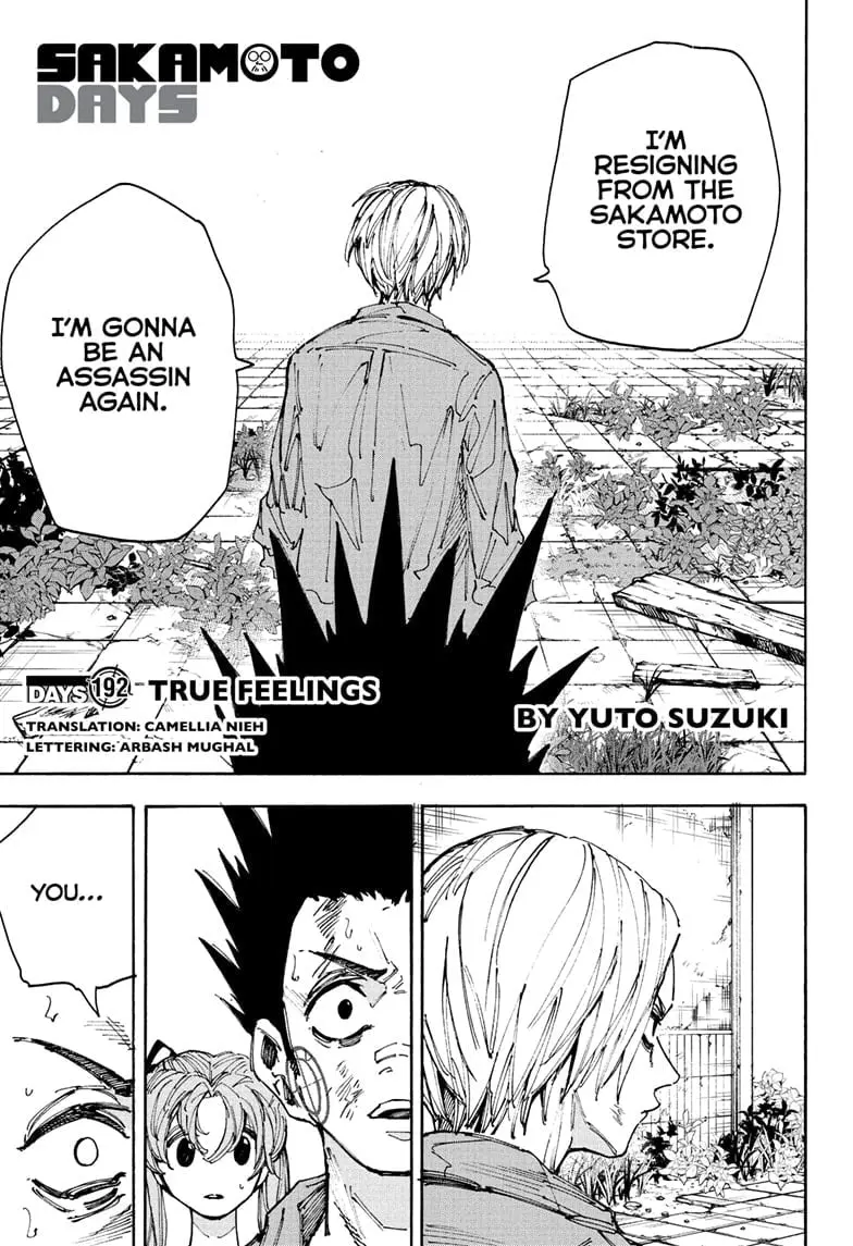 Sakamoto Days Manga Online, chapter 192, page 1