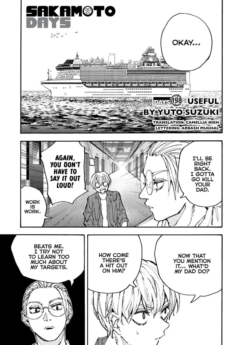 Sakamoto Days Manga Online, chapter 198, page 1