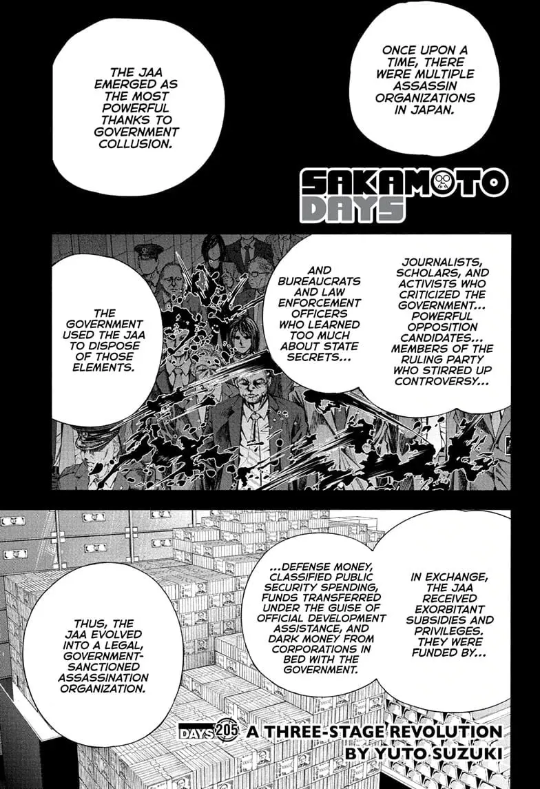 Sakamoto Days Manga Online, chapter 205, page 1