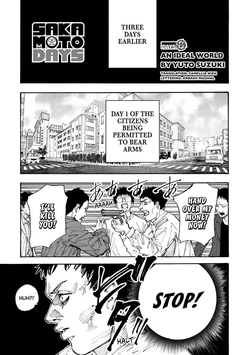 Sakamoto Days Manga Online, chapter 209, page 1