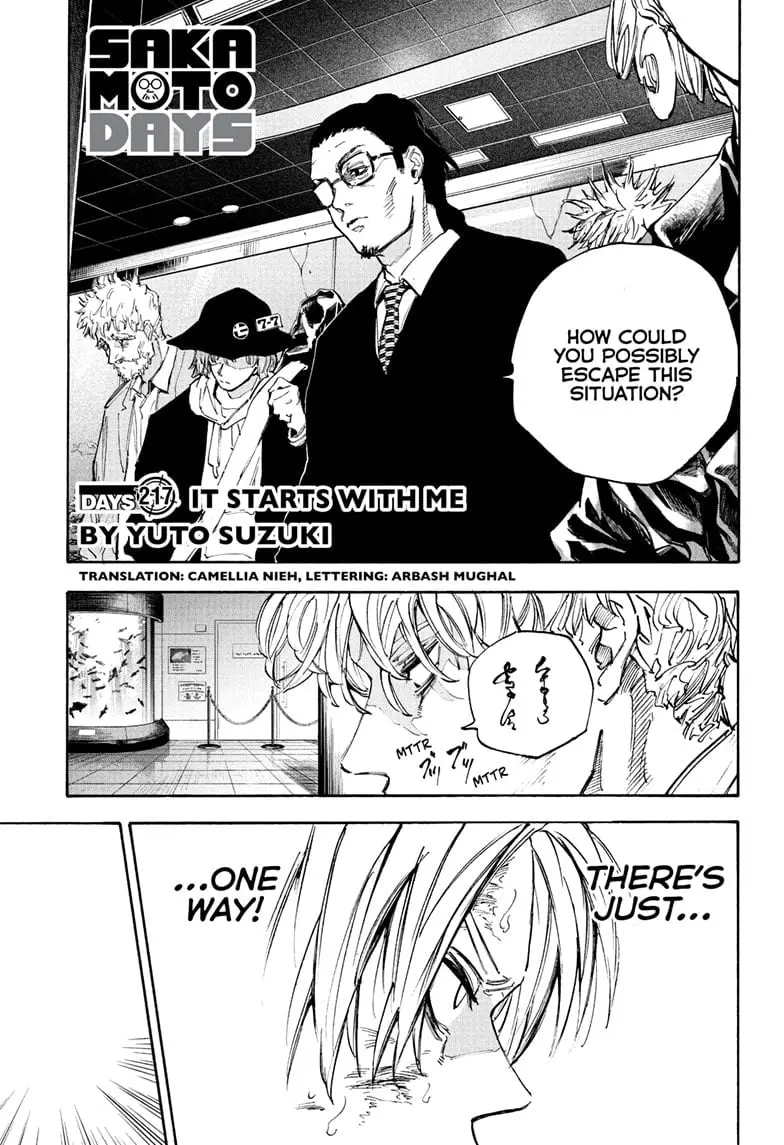 Sakamoto Days Manga Online, chapter 217, page 1