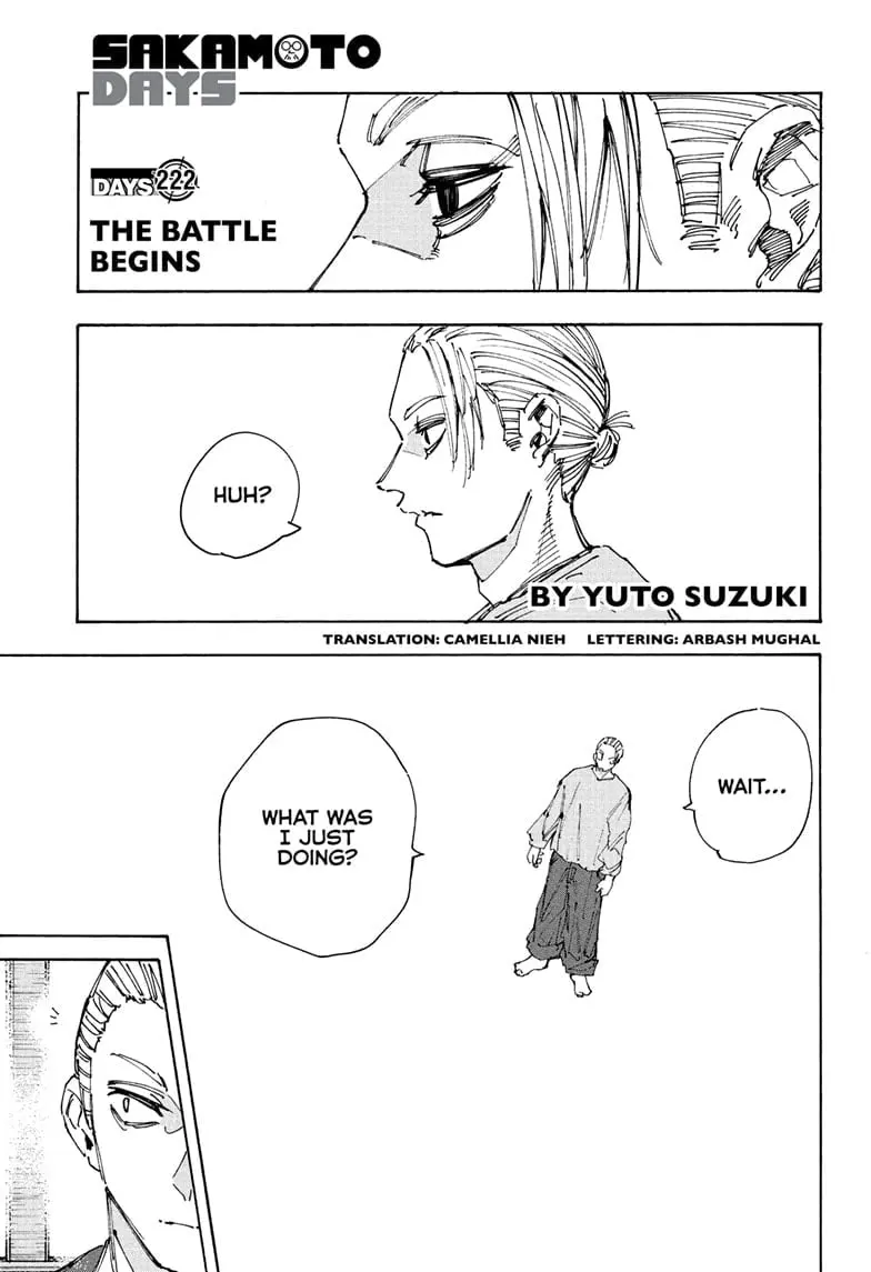 Sakamoto Days Manga Online, chapter 222, page 1