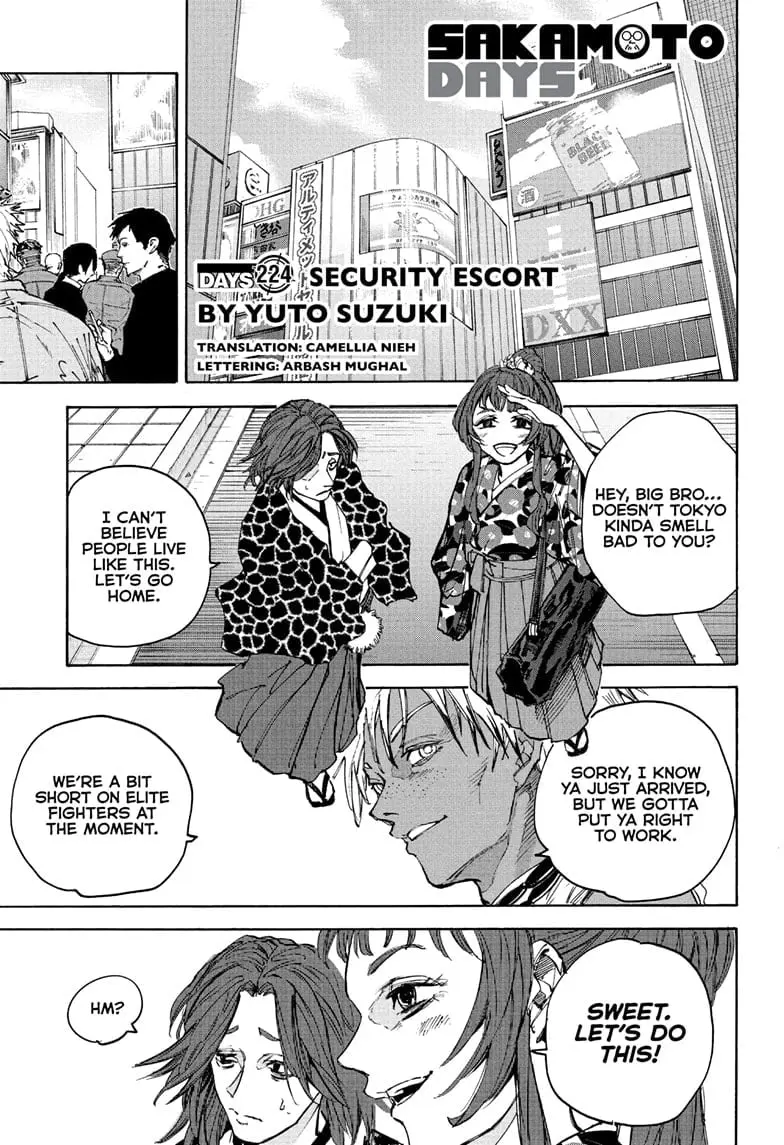 Sakamoto Days Manga Online, chapter 224, page 1