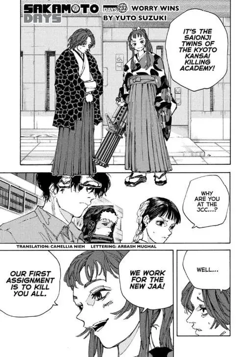 Sakamoto Days Manga Online, chapter 232, page 1
