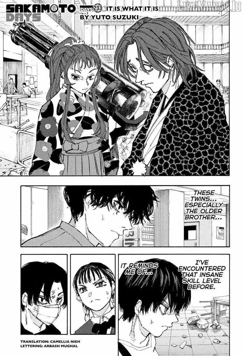 Sakamoto Days Manga Online, chapter 233, page 1