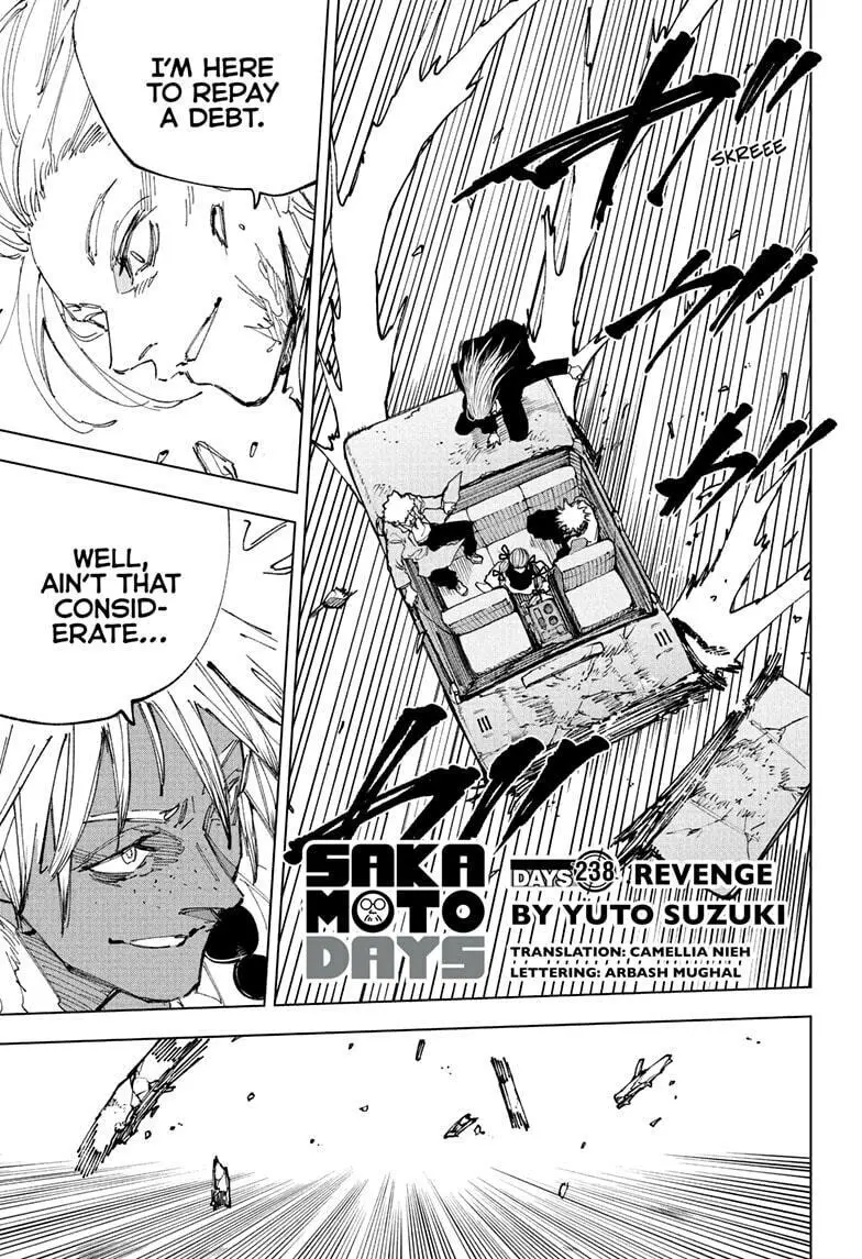 Sakamoto Days Manga Online, chapter 238, page 1
