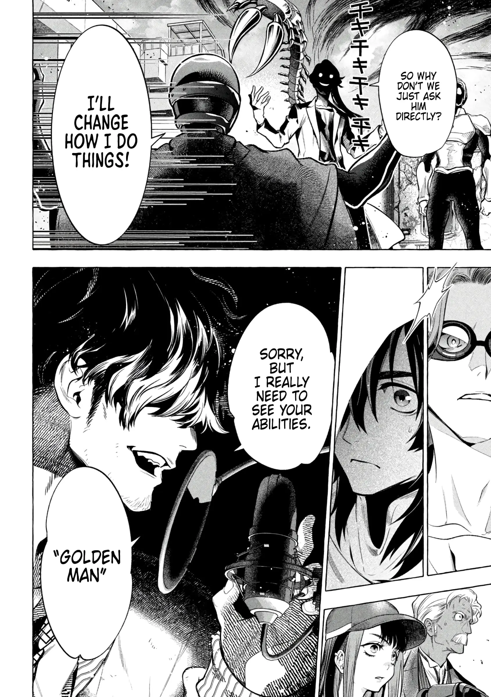 GOLDEN MAN Manga, chapter 15, page 16