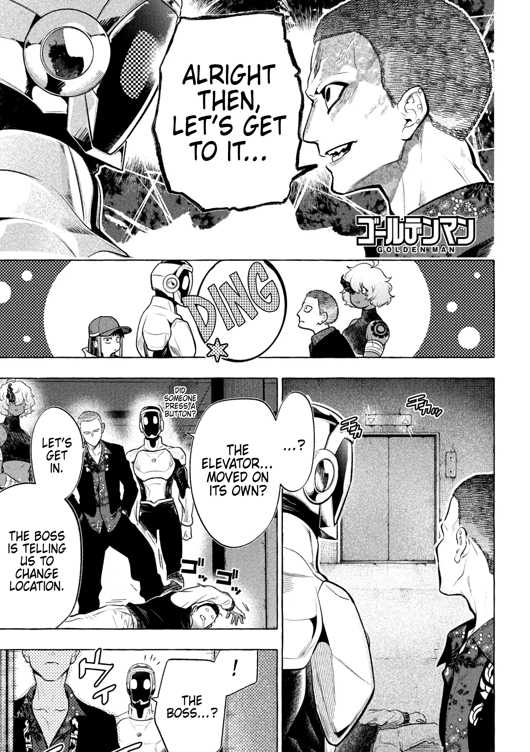 GOLDEN MAN Manga, chapter 21, page 1