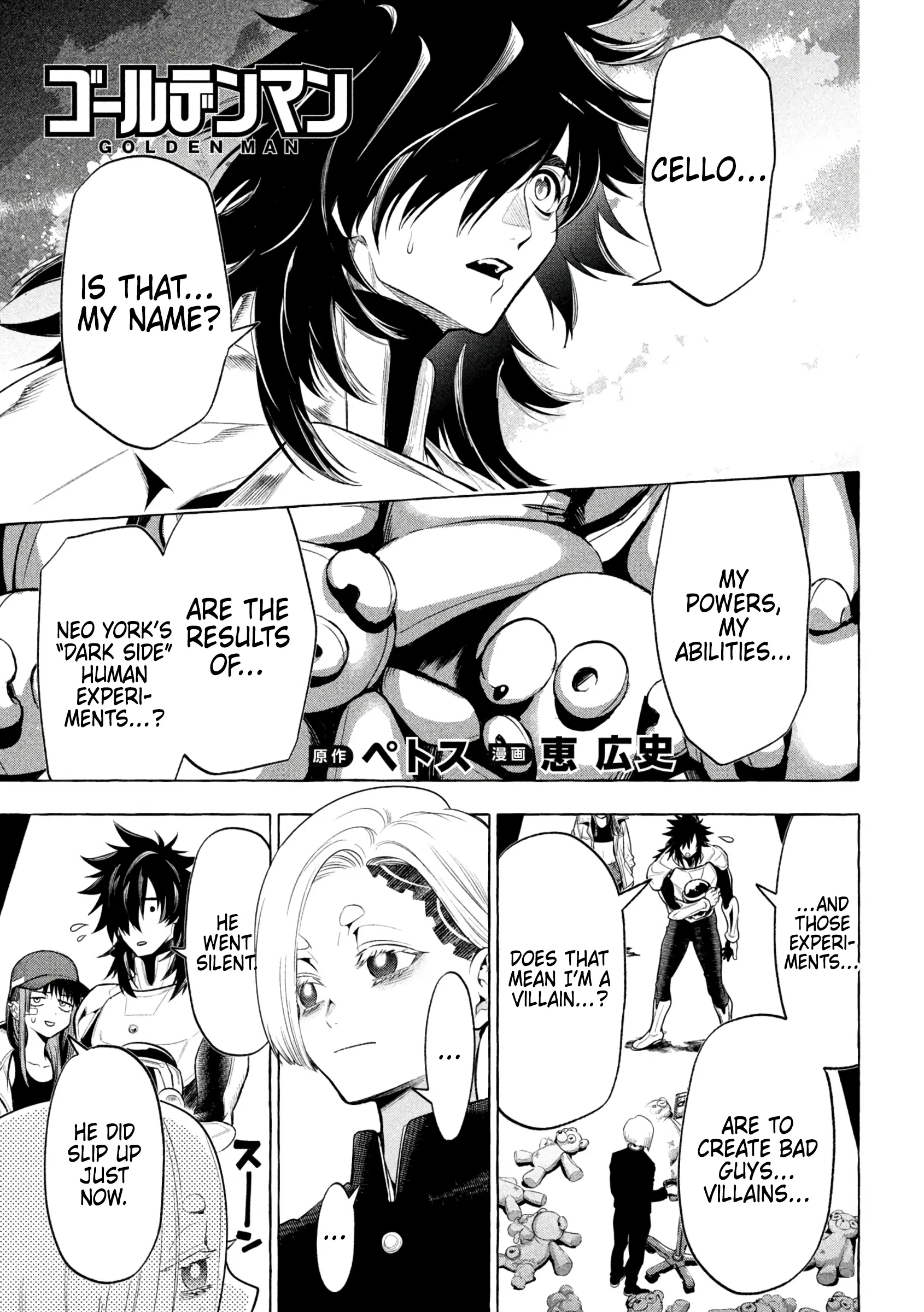 GOLDEN MAN Manga, chapter 26, page 1