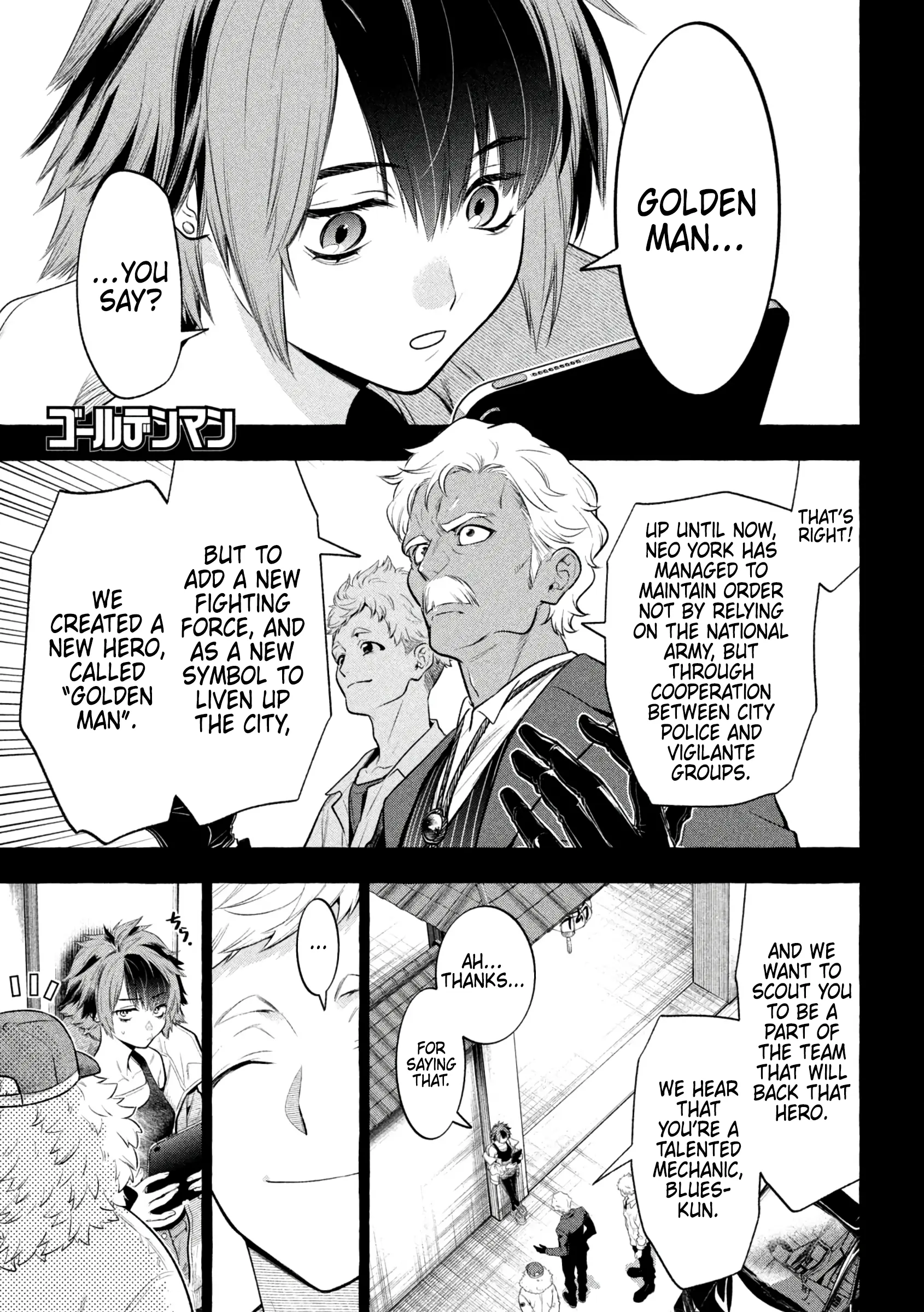 GOLDEN MAN Manga, chapter 36, page 1