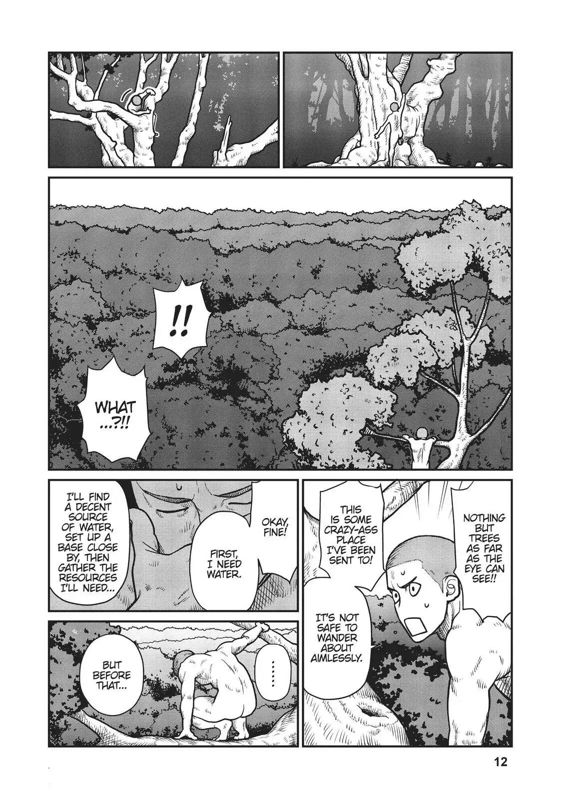 Yajin Tensei: Karate Survivor in Another World, chapter 1, page 12