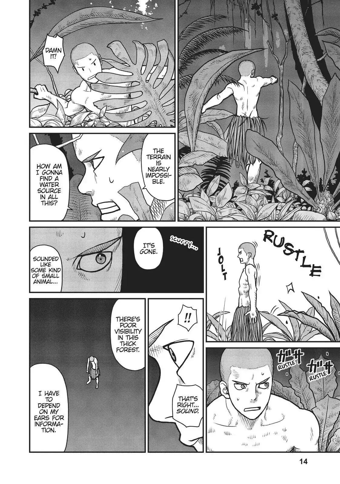 Yajin Tensei: Karate Survivor in Another World, chapter 1, page 14