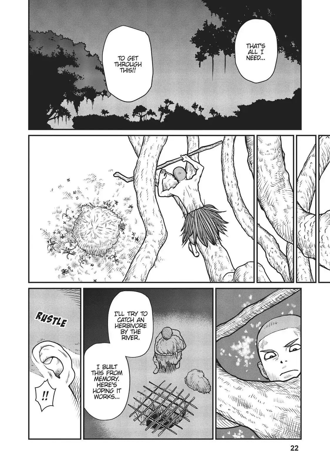 Yajin Tensei: Karate Survivor in Another World, chapter 1, page 22