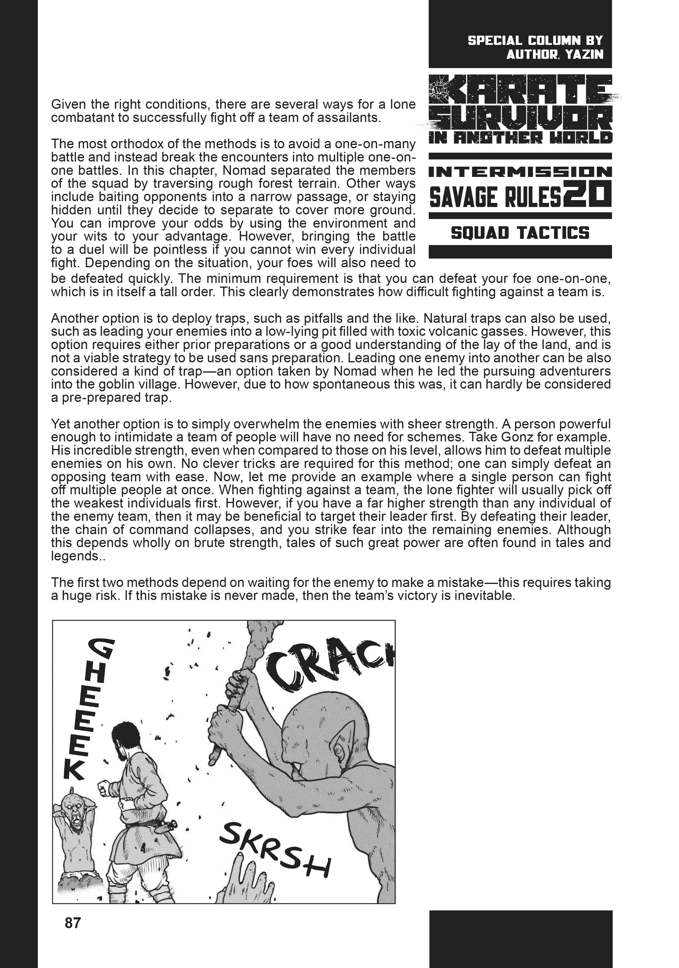 Yajin Tensei: Karate Survivor in Another World, chapter 21, page 28