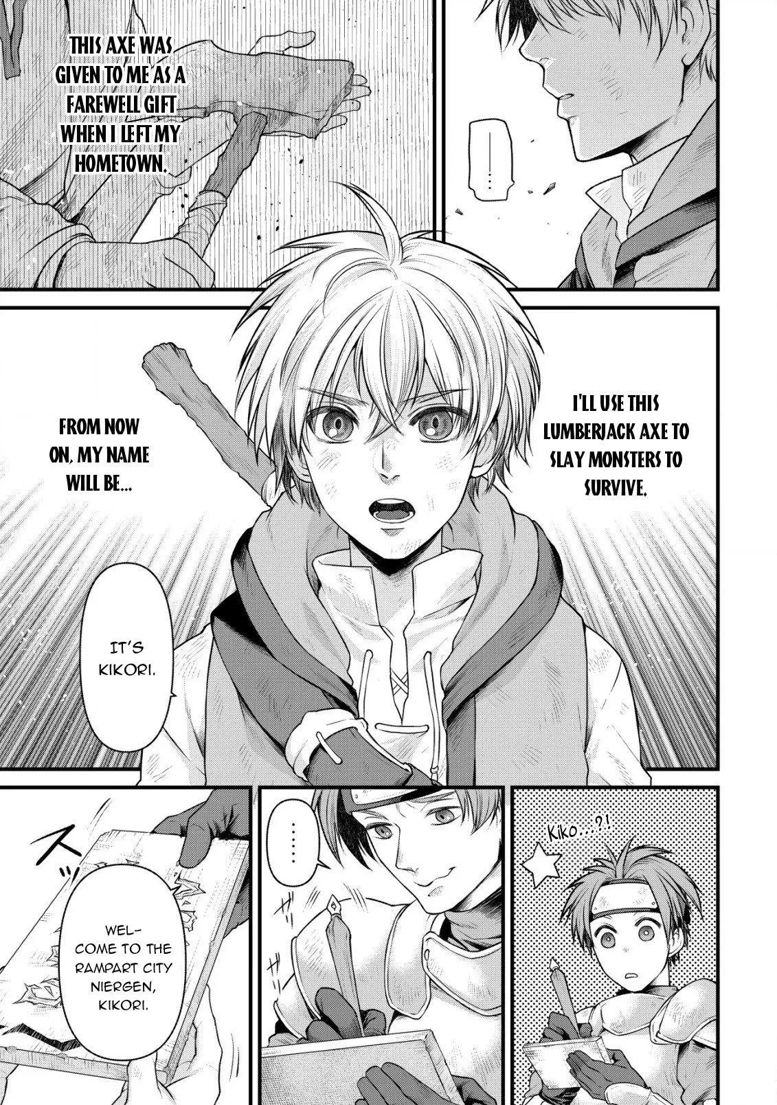 Kikori no Isekai Tan, chapter 1, page 9
