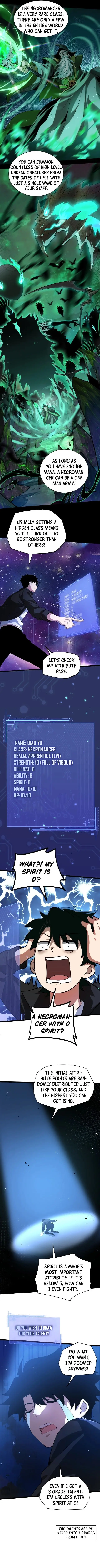 Maxed Strength Necromancer, chapter 1, page 4