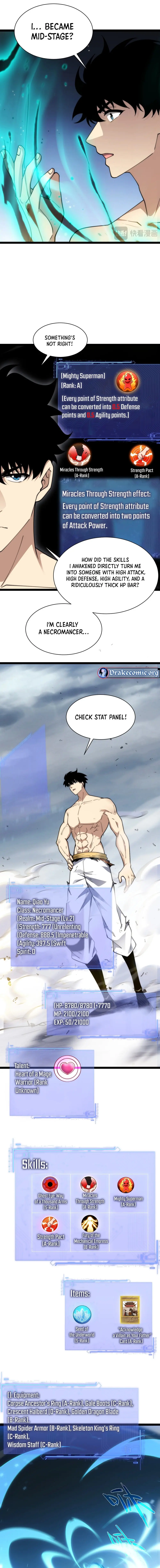 Maxed Strength Necromancer, chapter 91, page 10