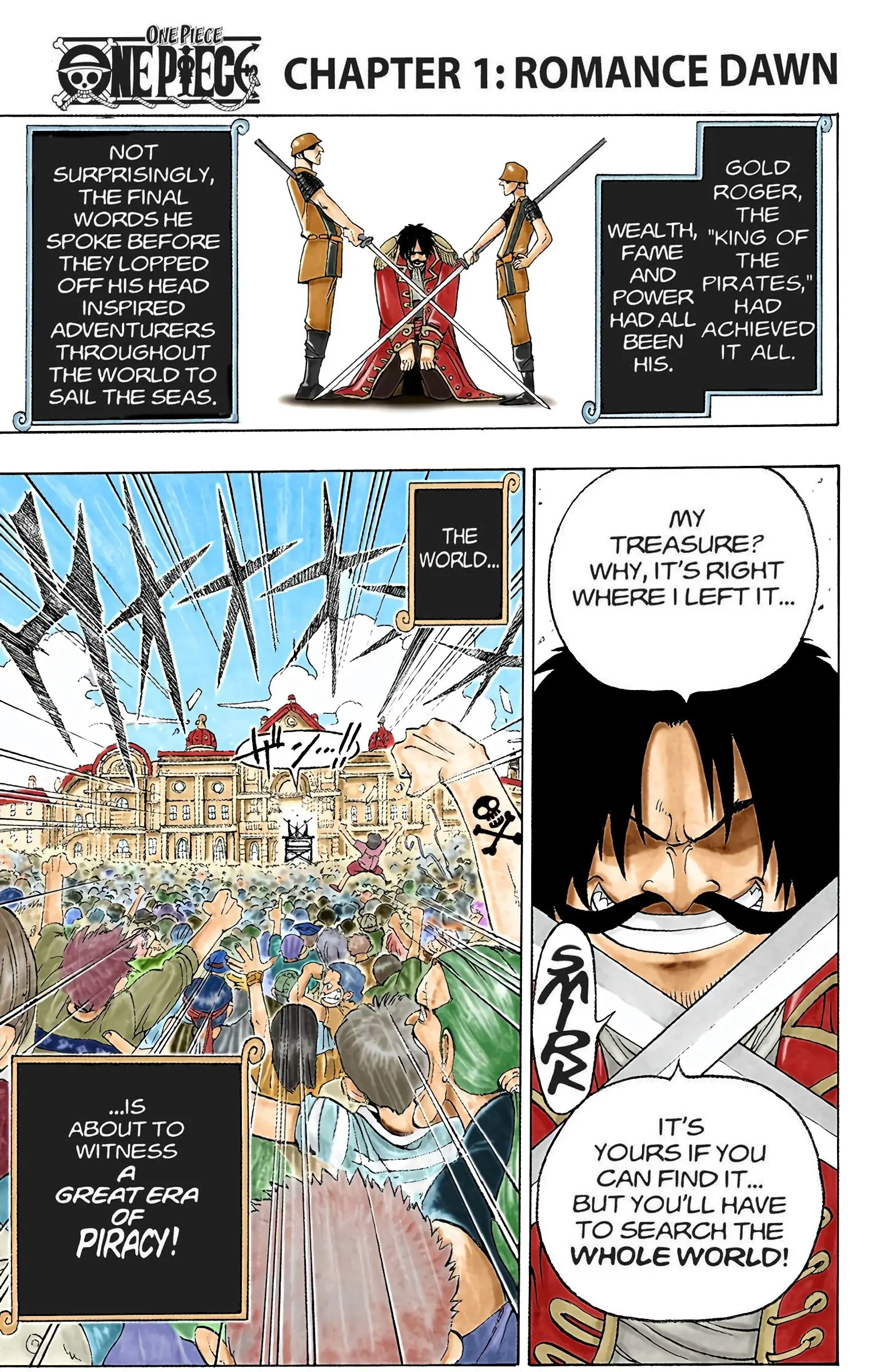 One Piece Colored, chapter 1, page 4