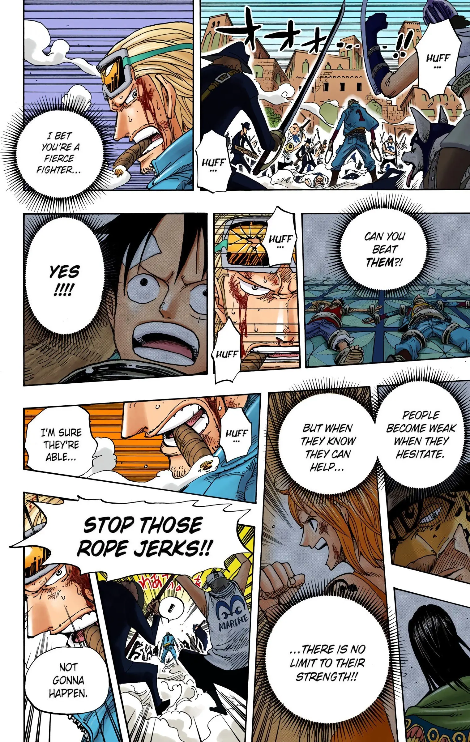 One Piece Colored, chapter 383, page 8