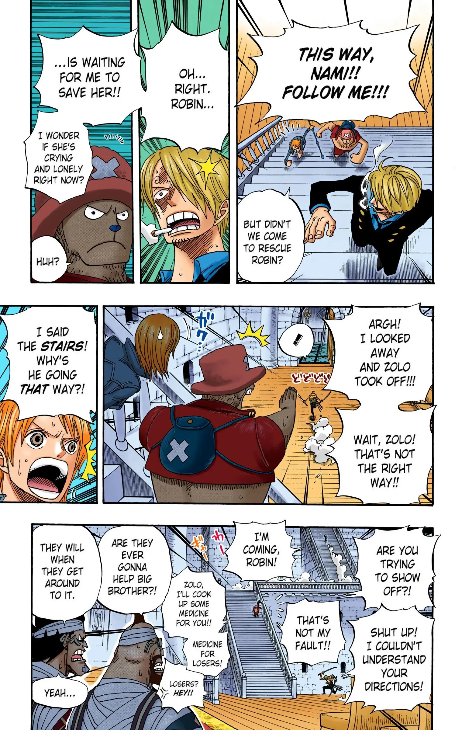 One Piece Colored, chapter 387, page 8
