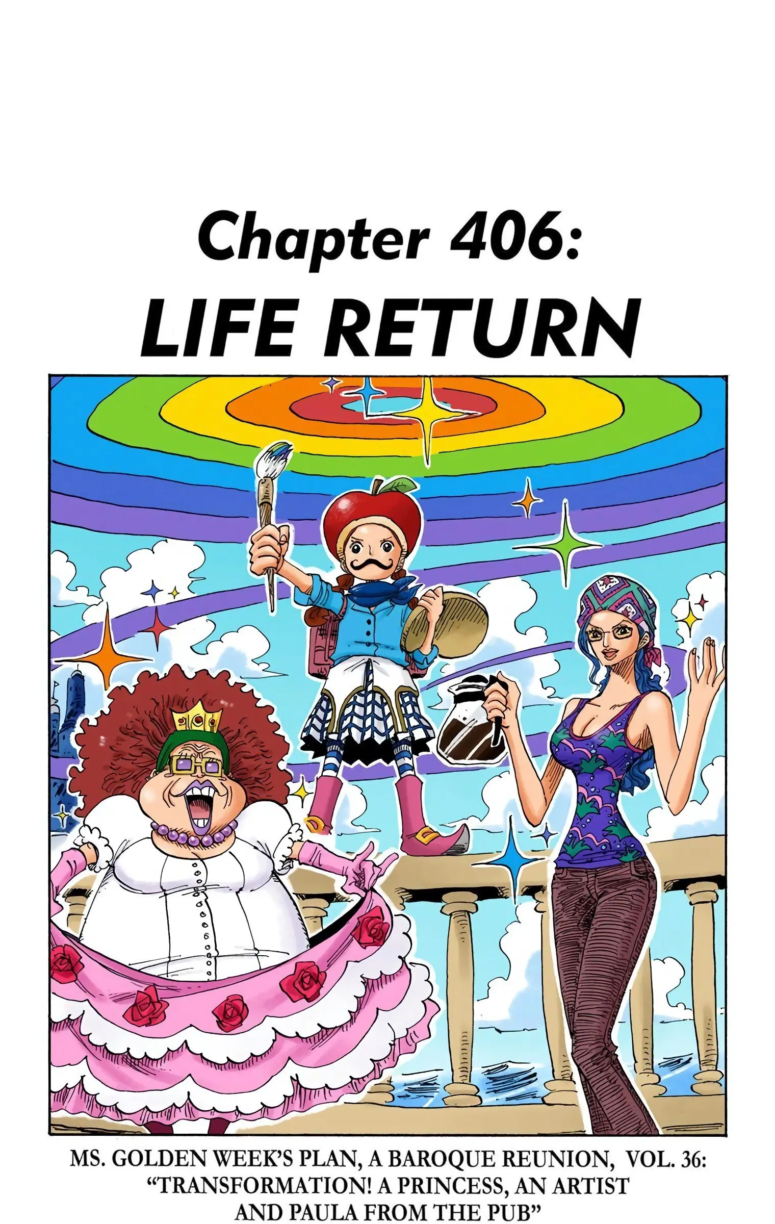 One Piece Colored, chapter 406, page 1