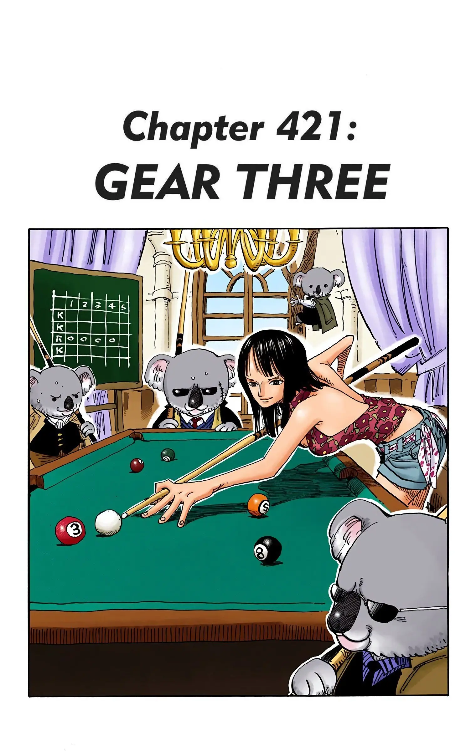 One Piece Colored, chapter 421, page 1