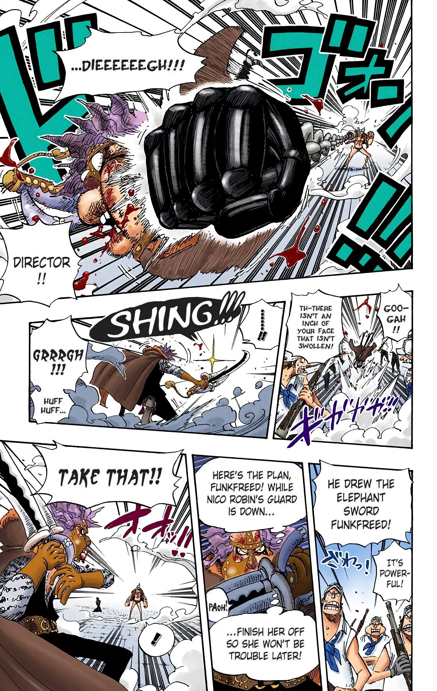 One Piece Colored, chapter 423, page 6
